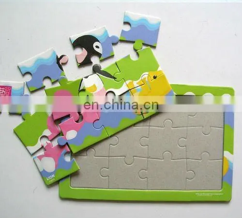 childrens toy cardboard jigsaw puzzle