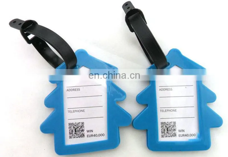 oem embossed id card luggage tag