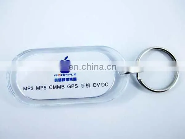 Custom logo surfboard shaped Acrylic keychain