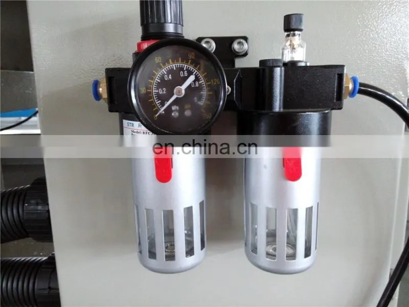 Aluminium and uPVC Profiles Semi-Automatic Double Head Cutting Saw Machine