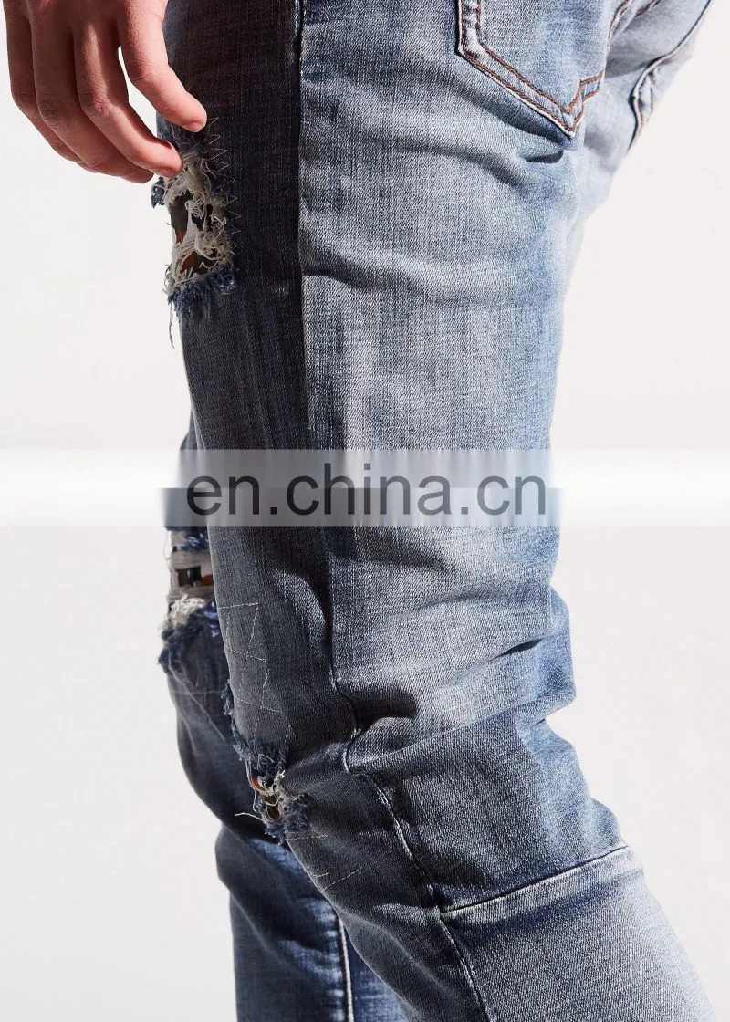 DiZNEW BOYS SKINNY BIG MEN BLANK MEN DENIMS FOR MEN