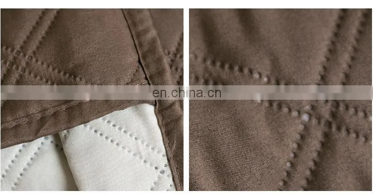 Home fashion dustproof durable conjoined reversible coffee and white thicken sofa cover