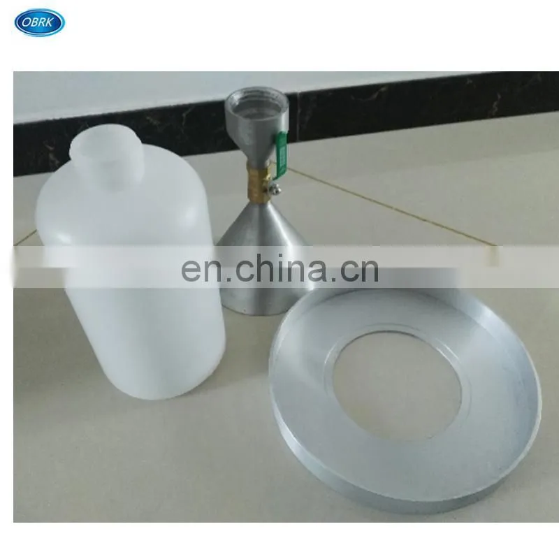 4L Soil Sand Fling Funnel /Lab Sand Density Cone Apparatus