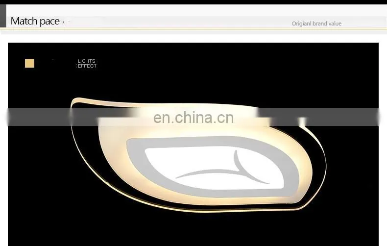 Chinese supplier Creative leaf surface mounted LED ceiling lights