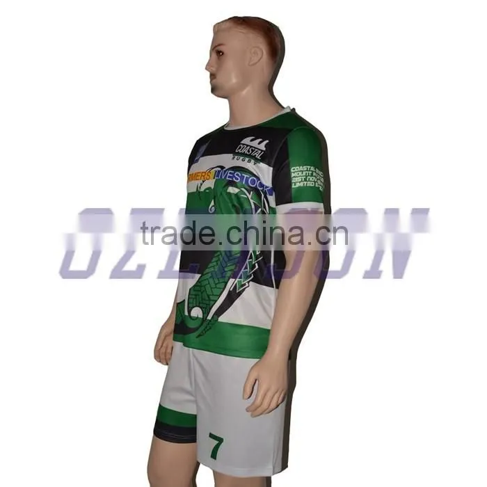 2016 Customized Sublimated Rugby Jerseys custom your own fashion rugby jersey