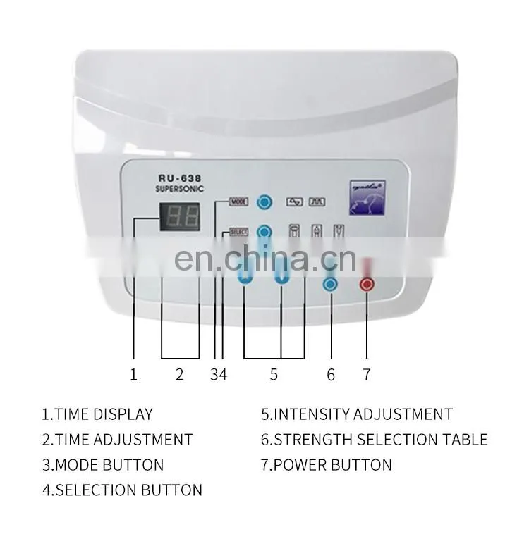 2 IN 1 Ultrasonic Skin Care Beauty Machine Face Massage Spot Removal Calm Skin Beauty Instrument