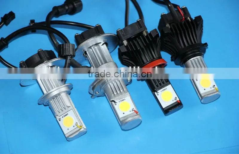 car led headlight H4H/L, high power led headlight 50W, 2000Lm, 8-30V