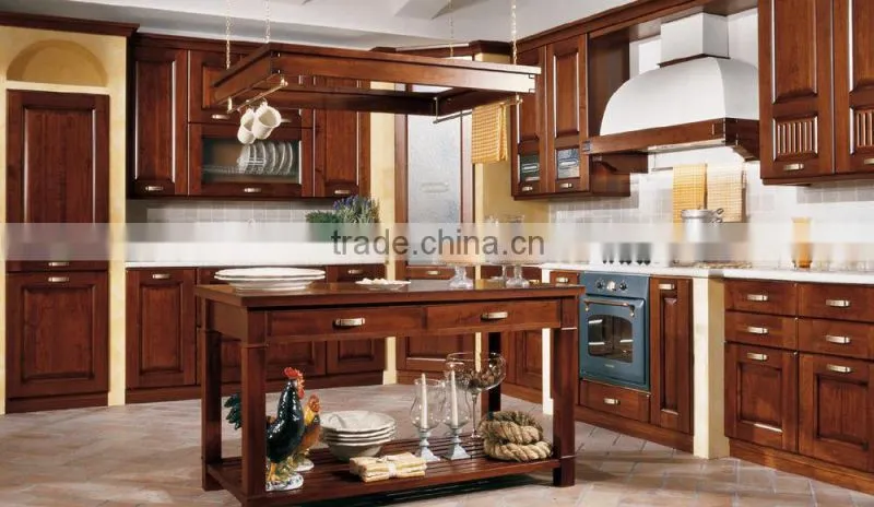 Hot sale open style misture-proof board kitchen cabinet,kitchen cabinet wine color