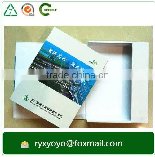 a4 size customzied hard paper cardboard lever arch file box