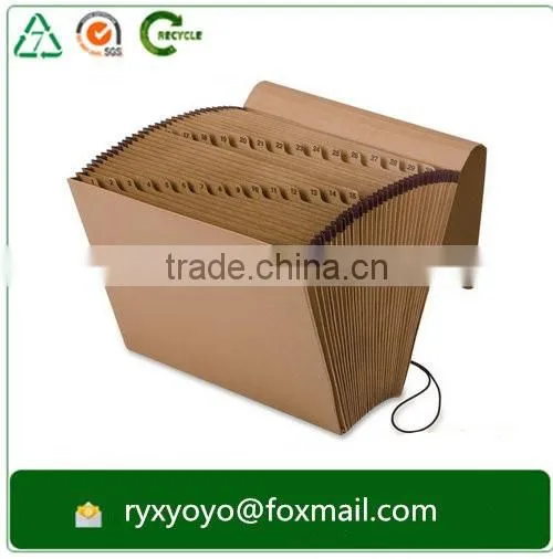 hot sale a4 size manila paper file folder with expandable pocket