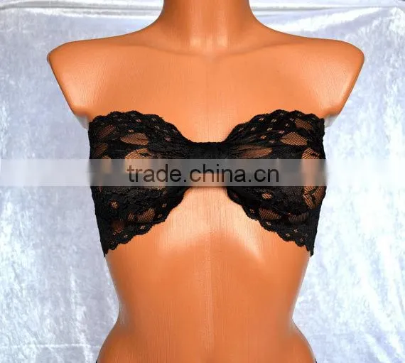 Lace Top Bandeau Sexy Lingerie Set