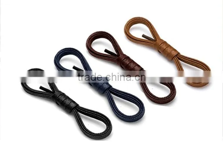 Flat Waxed 6mm Laces for Dress Shoes