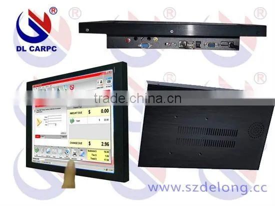 Intel Atom N270/D525/H61 LCD/LED Touch Screen Panel PC With Resistive/IR Touch For Industrial 17" PC