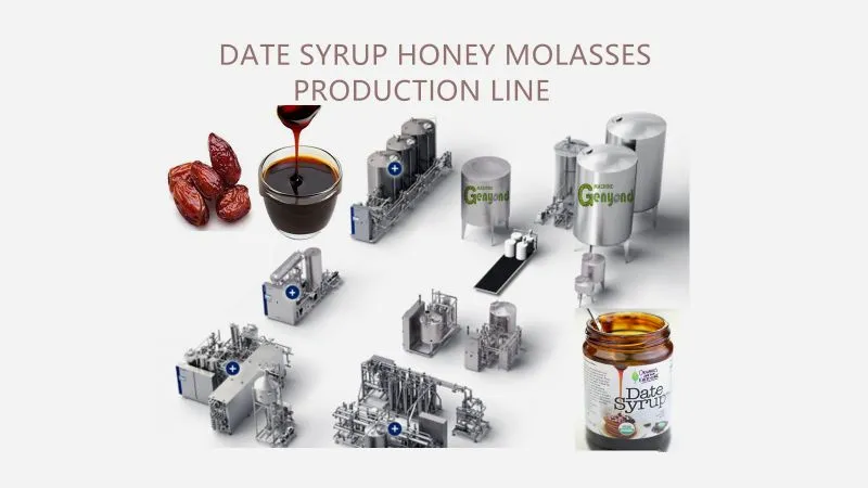 Genyond Industrial Date Sauce Paste Jam Making Machine Syrup Molasses Production Line Date Juice Processing Equipment