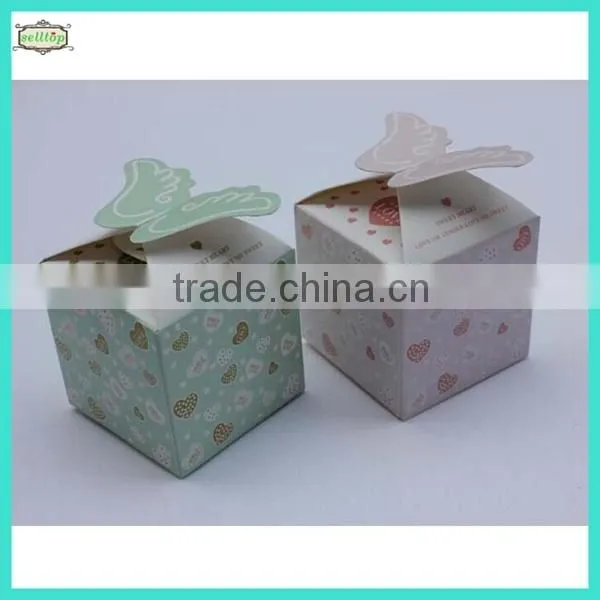 Hot sell cute 230g cheaper paper baby favor box