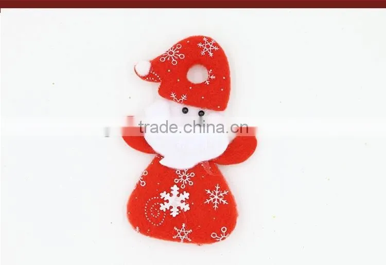 Hot Selling Santa Claus Felt Pendant Chrismas Gift Christmas Tree Decoration