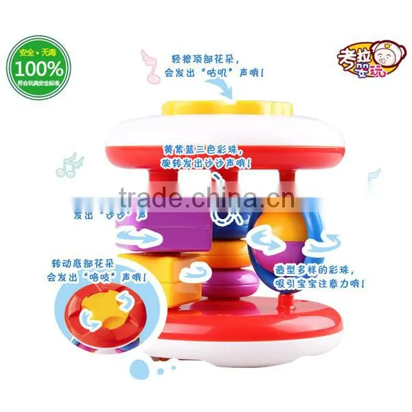 Baby hamburg around circle rattle, baby rattle, baby bell, baby toys