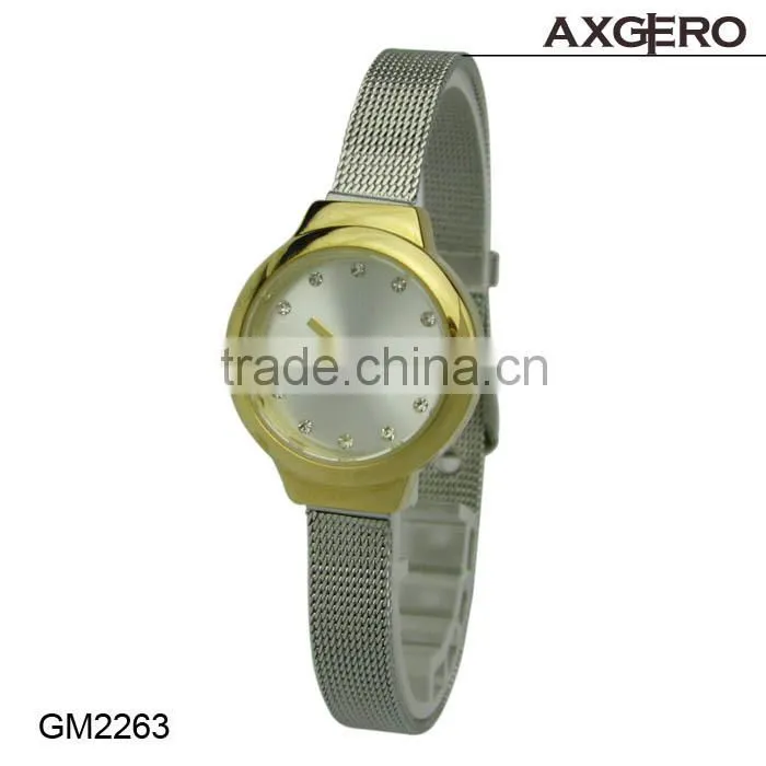 Leather starp ladies watch, Luxury quartz sports, watches for women