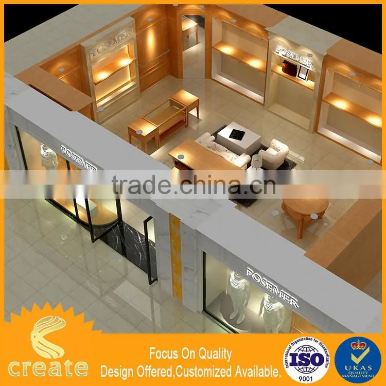New arrival display showcase for child garment,shopping mall furniture for children&teenagers clothers displaying