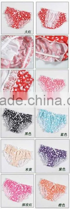 sexy hot sale transparent pattern priting panties hollow-out back thongs women 6011