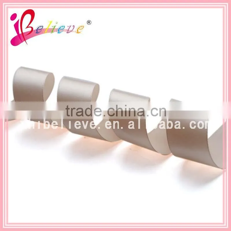 100 Yards roll solid color satin polyester ribbon wholesale hair ribbon ornament