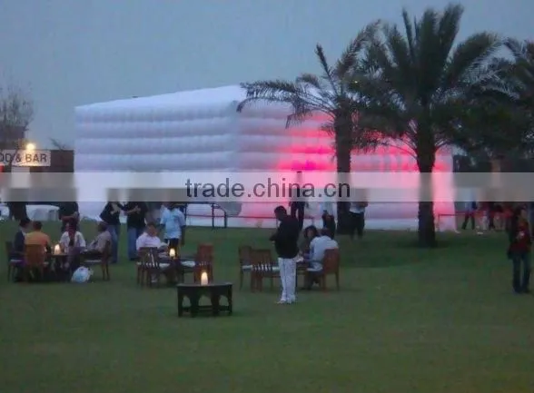 2013 Hot selling cube inflatable tent