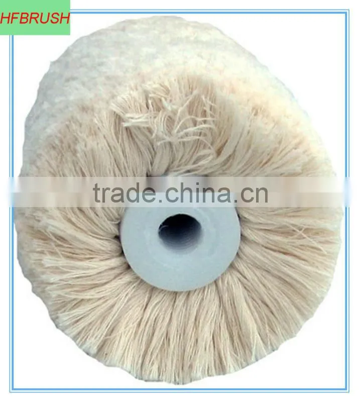 Wool Wheel in glass polish