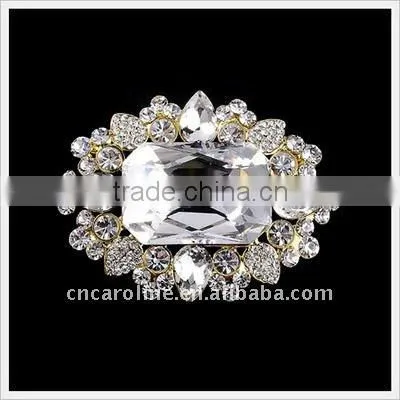 2012 New Design Vintage Clear Crystal Brooches Weddings