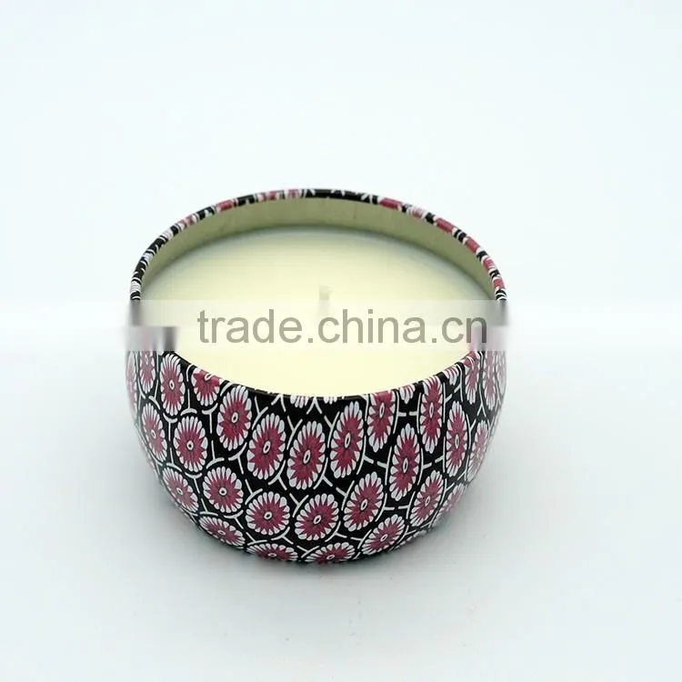 12OZ scented candle tin in containers with three wick