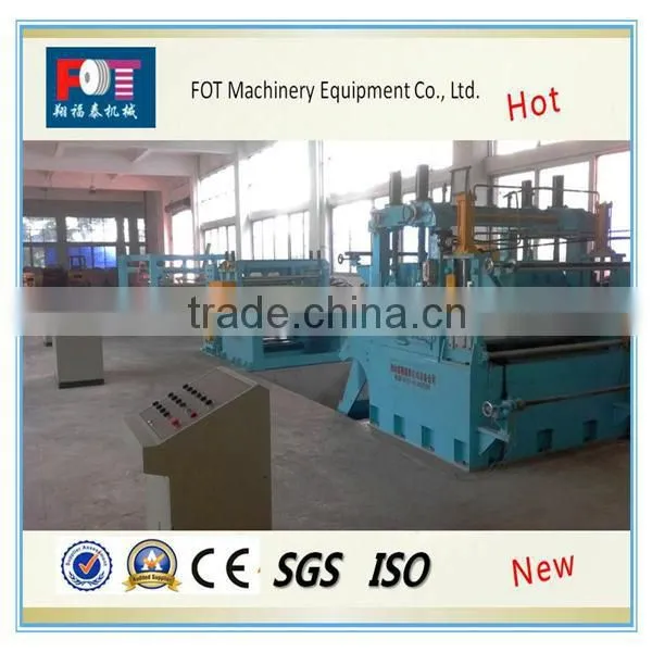high speed flying shear steel coil cut to length line