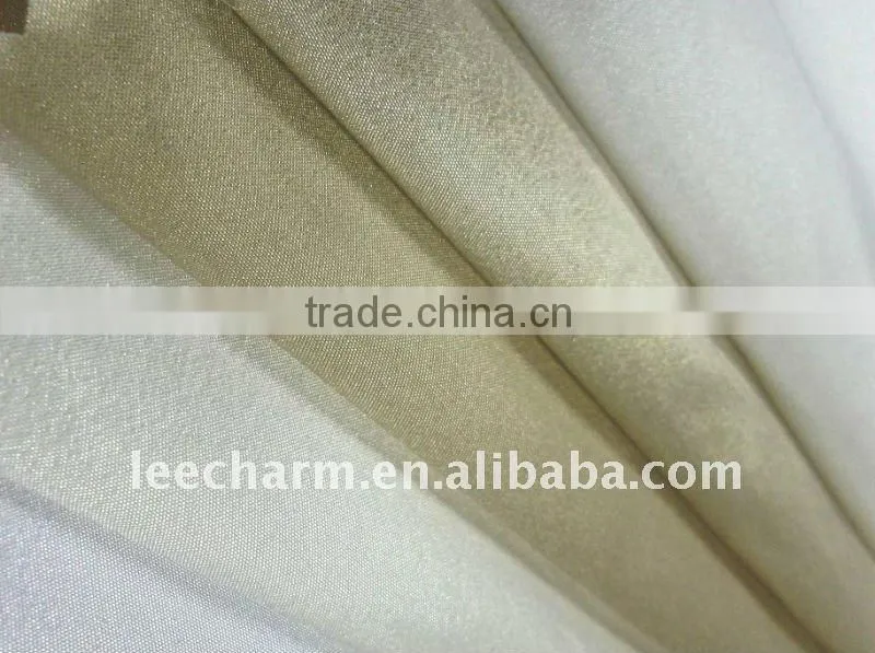 Ivory Woven Memory Fabric
