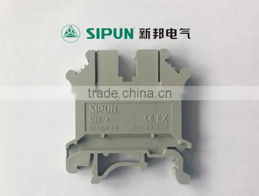 Universal screw type terminal block 4mm