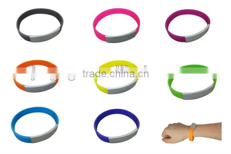 fashion custom thin silicone bracelet/round silicone bracelet/2013 bracelets