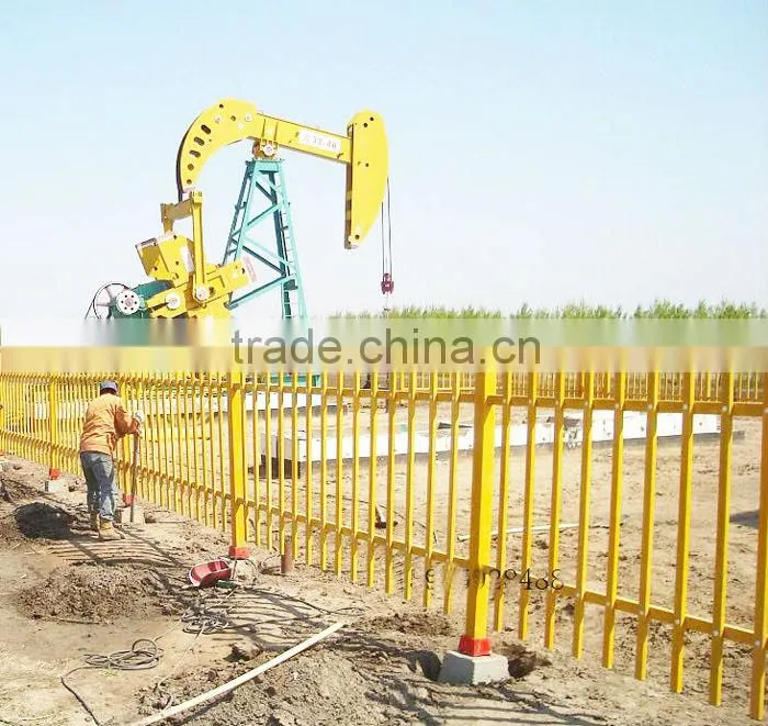 never rusty fiberglass fence, no need painting, low maintain cost