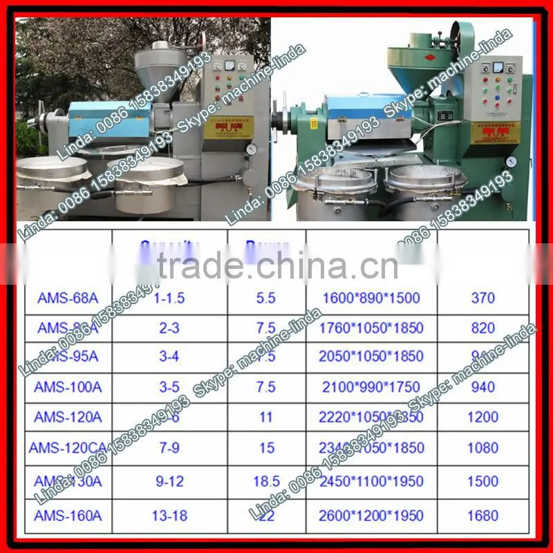 2015 CE vegetable oil extractor