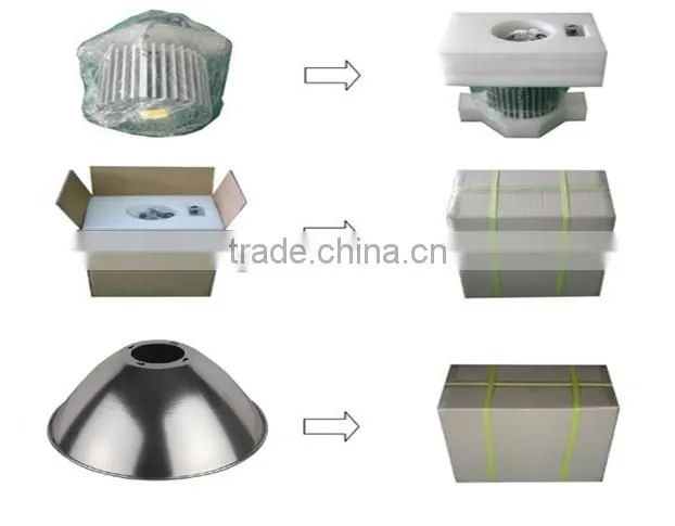China supplier ARM ip54 Ra70 led high bay light work light 120w