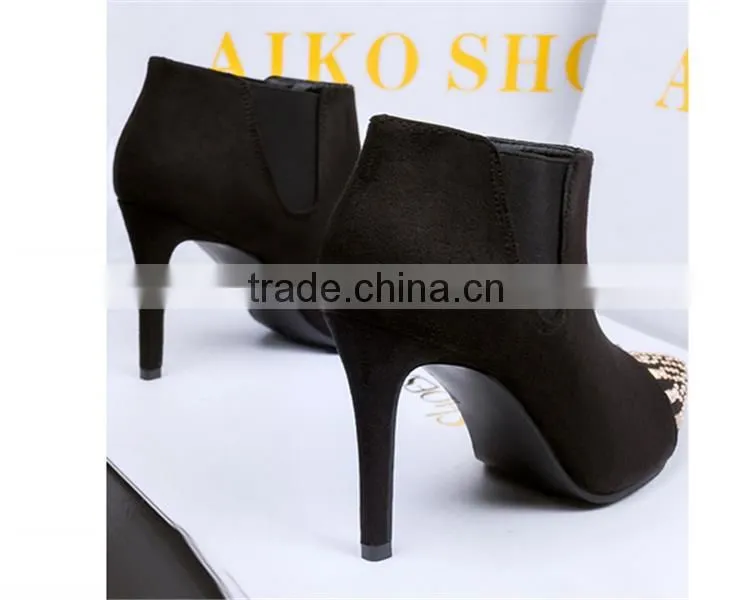 waterproof boots no lace boots European spanish leather boots