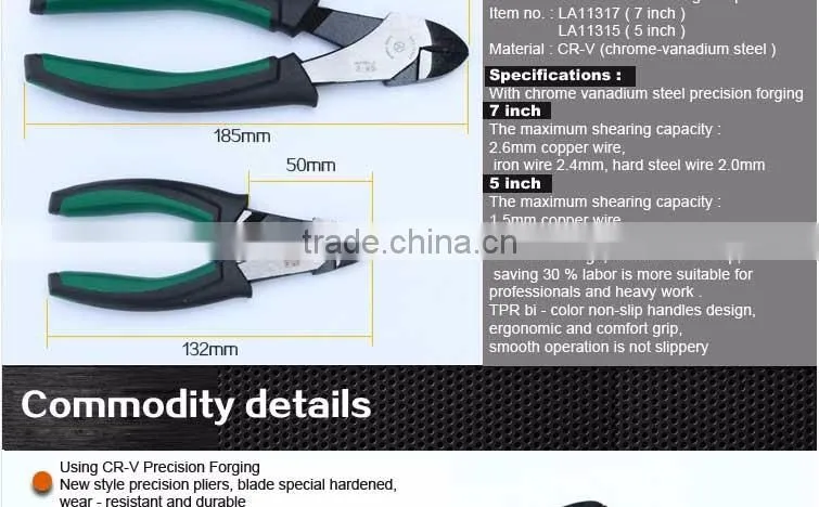 Cr-V steel Mini Long nose pliers hand tool