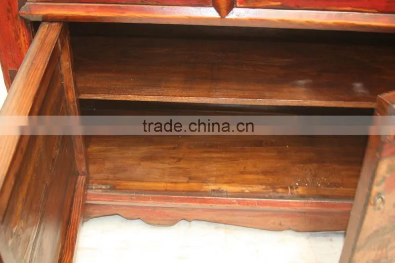 chinese antique furniture hand painted cabinet