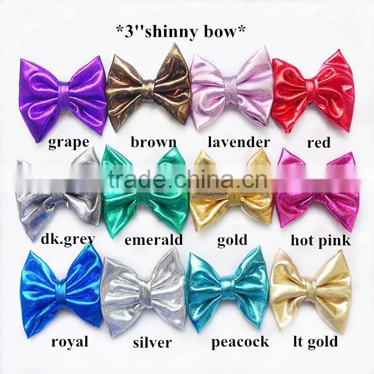 Vintage 12cm embroidered sequin hair bow accessory,hair bowknot in stock for babygirl