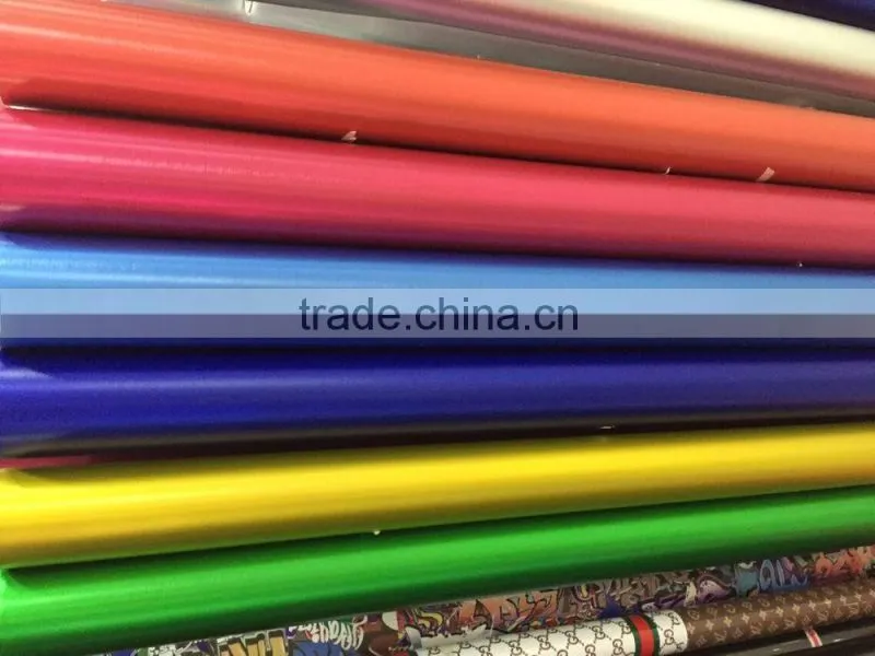 High Quality chrome matte brushed vinyl 1.52*20m