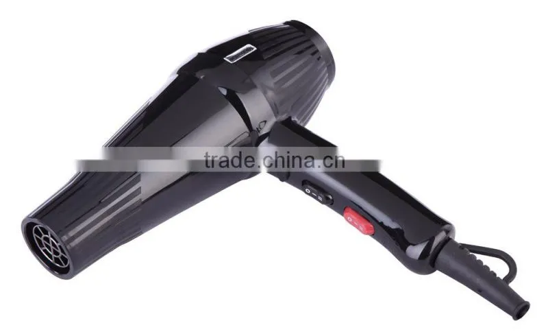 professional nano titanium black red purple 2300w gas powered hair dryer holder made in china SY-6835