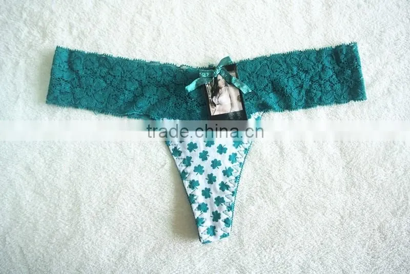 Alibaba Panties Supplier Cotton Sexy Thongs for Women