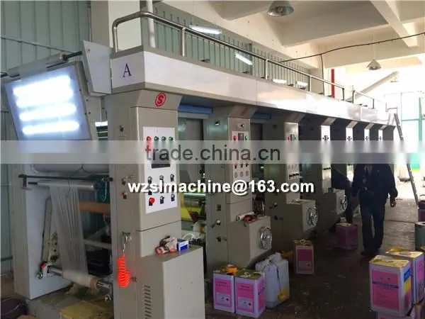 high speed 8 Colors, SCM-D Computerized High Speed Rotogravure Printing Machine
