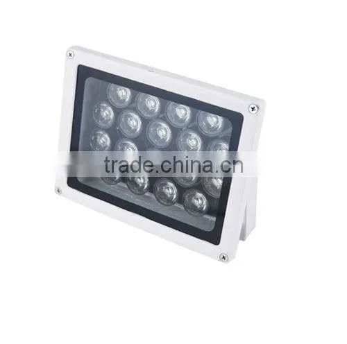 Super power IP67 waterproof Power input white light or IR security cctv led lamp 12v 10w