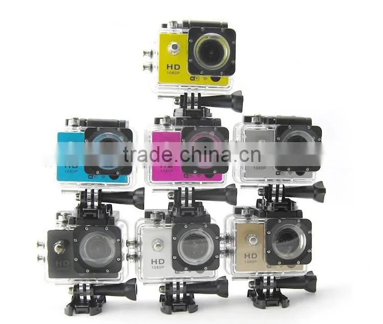 2016 new mode waterproof full HD wrist remote control wifi sport camera 1080P