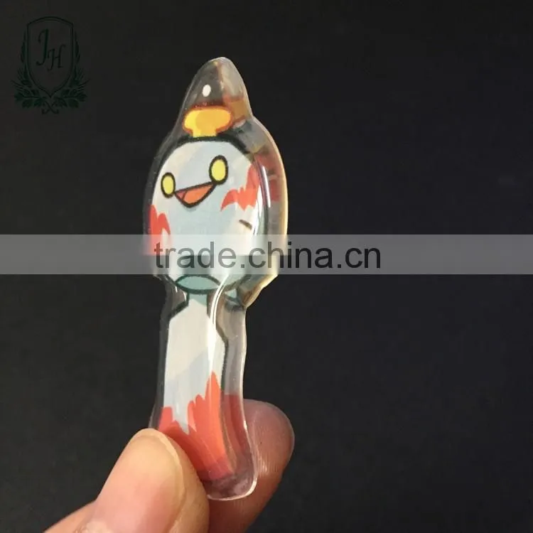 Transparent plastic keychains lovely keychain acrylic photo frame keychain for promotion