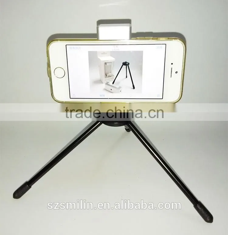 No patent foldable 1/4" screw Tripod Phone Stand Clamp Holder for iPhone,Samsung,HTC,Camera,Monopod etc.