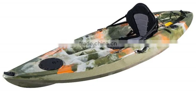 KINLIFE Plastic fishing canoe kayak for single person