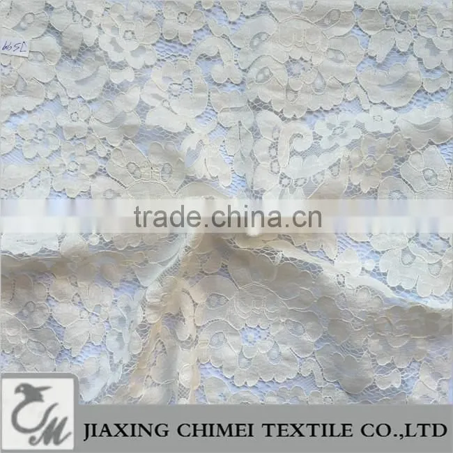 cream white lace fabric